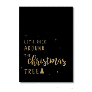 Let's rock around the Christmas tree