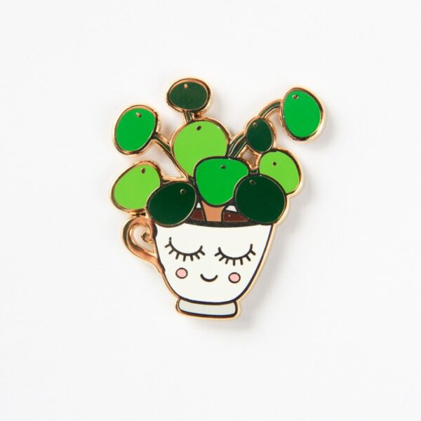 studio-inktvis pilea pin plant wit