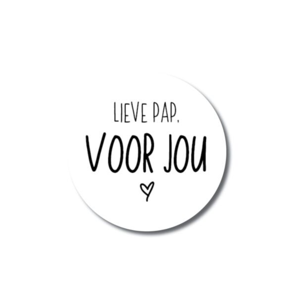 Miekinvorm-Sticker-Lieve-Pap