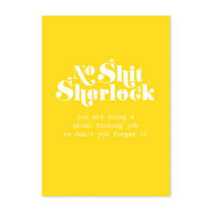 studio-inktvis-postkaart-no-shit-sherlock-great-job