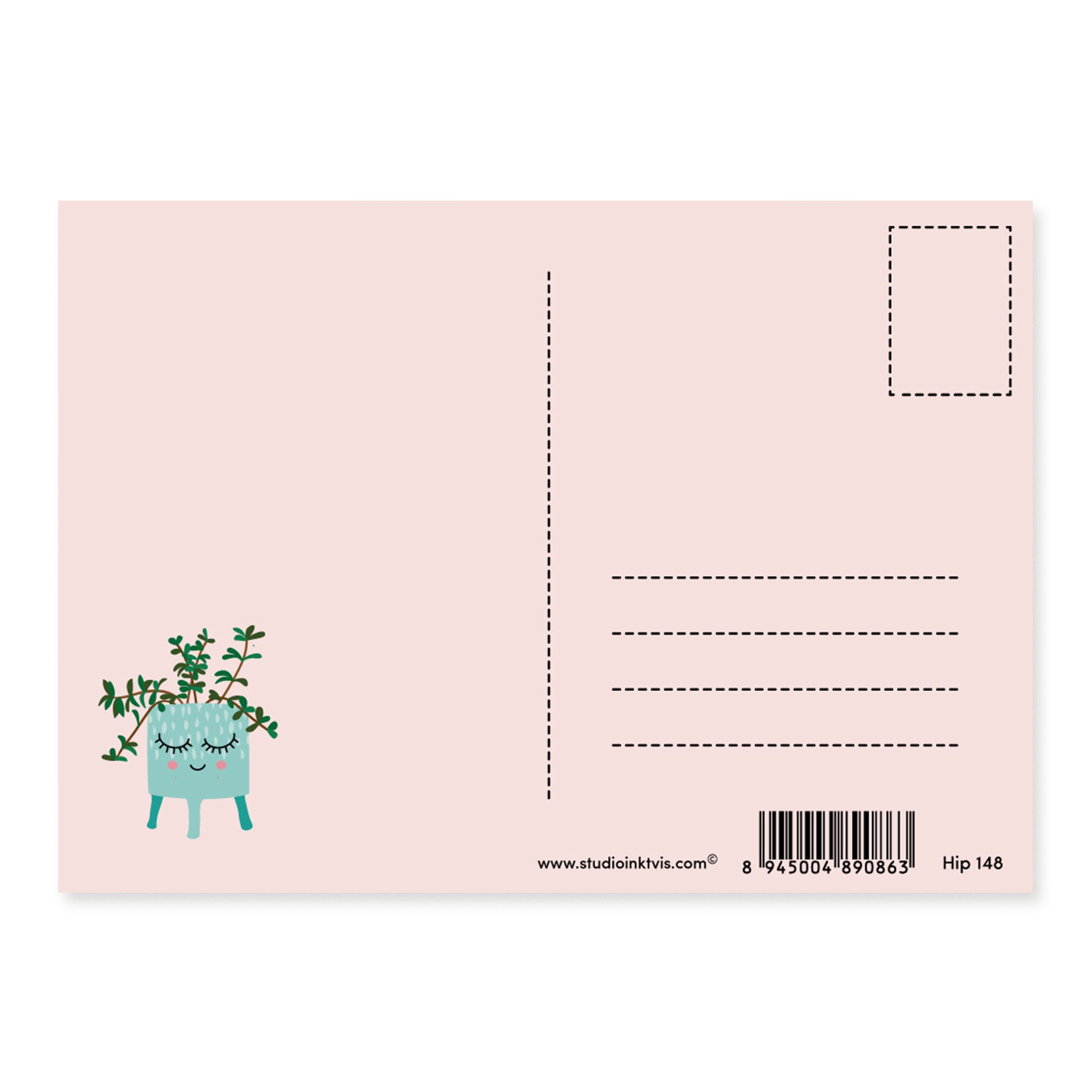studio-inktvis-postkaart-hip-planten