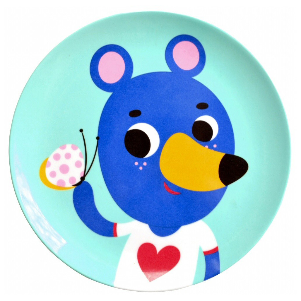 melamine-plate-blue-bear-mint-petit-monkey