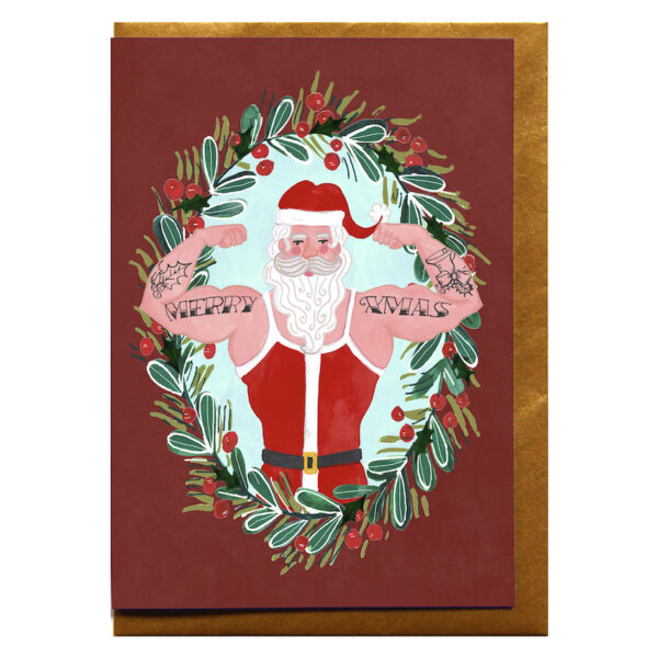 reddish-design-kerst-kaart-santa