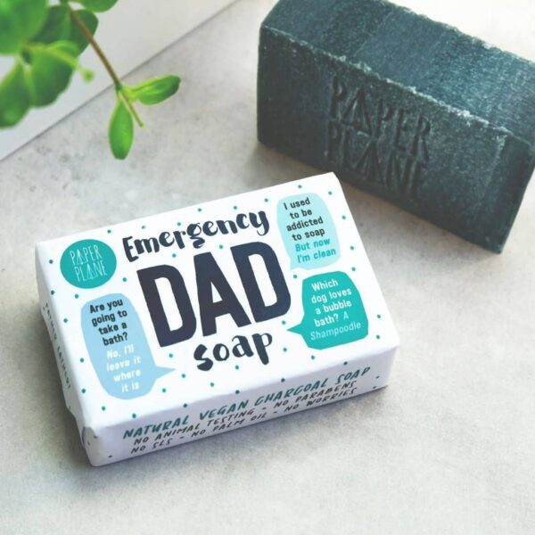 dad-emergency-soap-paper-plane