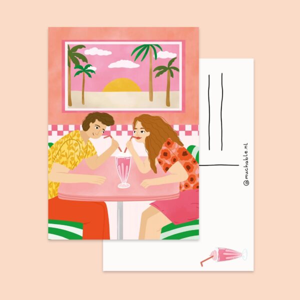 koppel in milkshake bar kaart van muchable