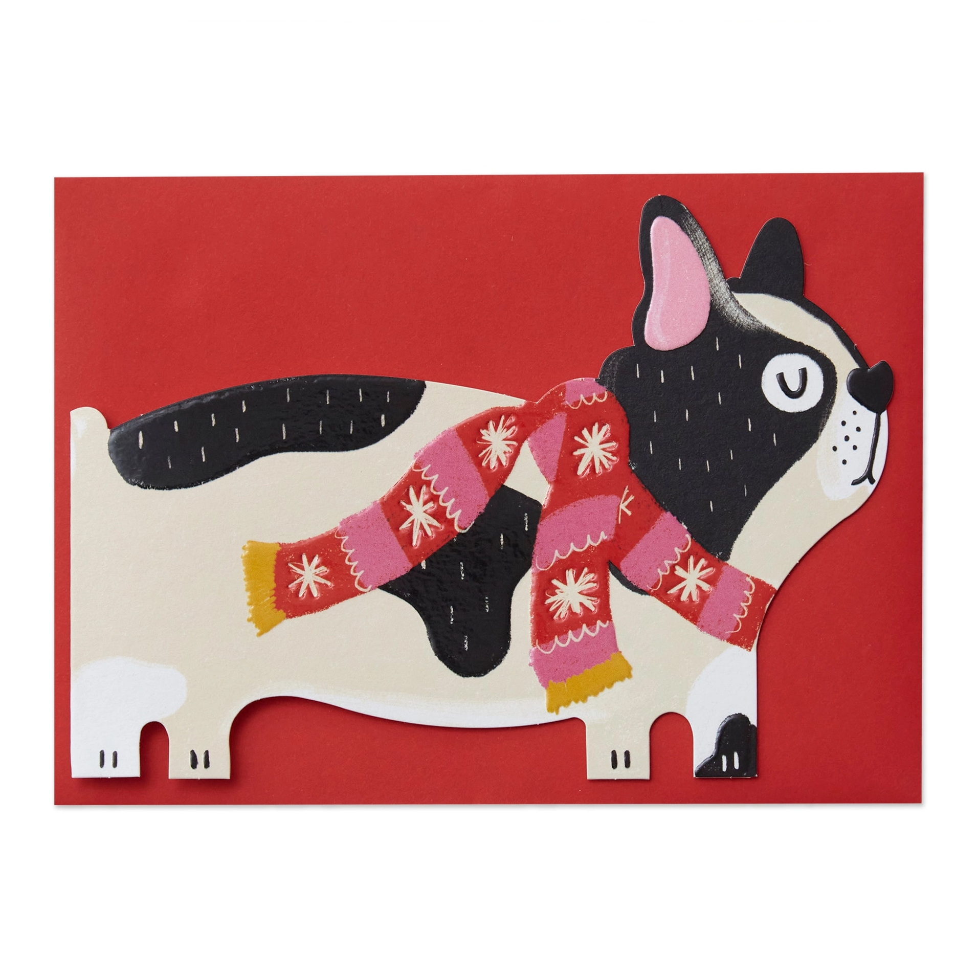raspberry-blossom-pawsome-kaart-franse-bulldog-met-feestelijke-sjaal