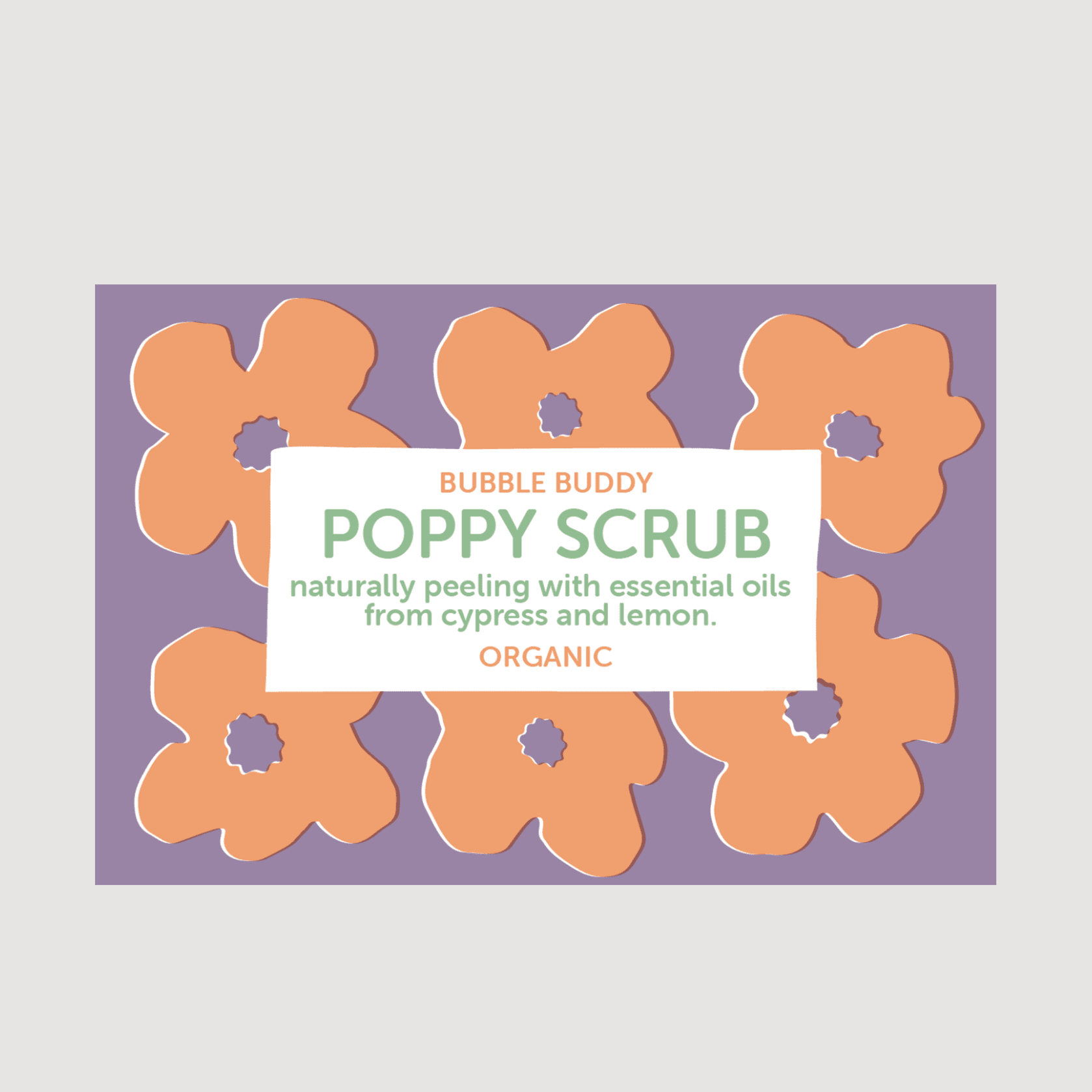 foekje fleur organic poppy scrub