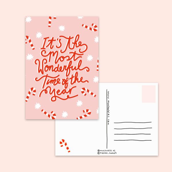 muchable quote kerstkaart