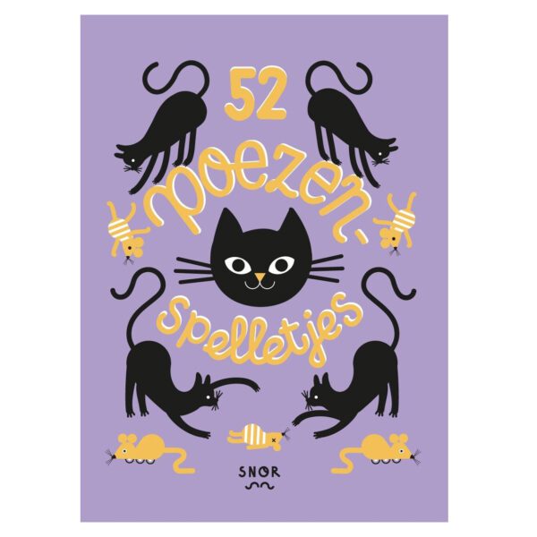 52 poezenspelletjes in een boek