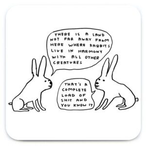 david shrigley onderzetter