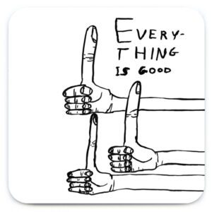 david shrigley onderzetter