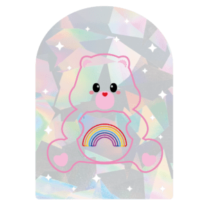 studio inktvis-raamsticker care bear