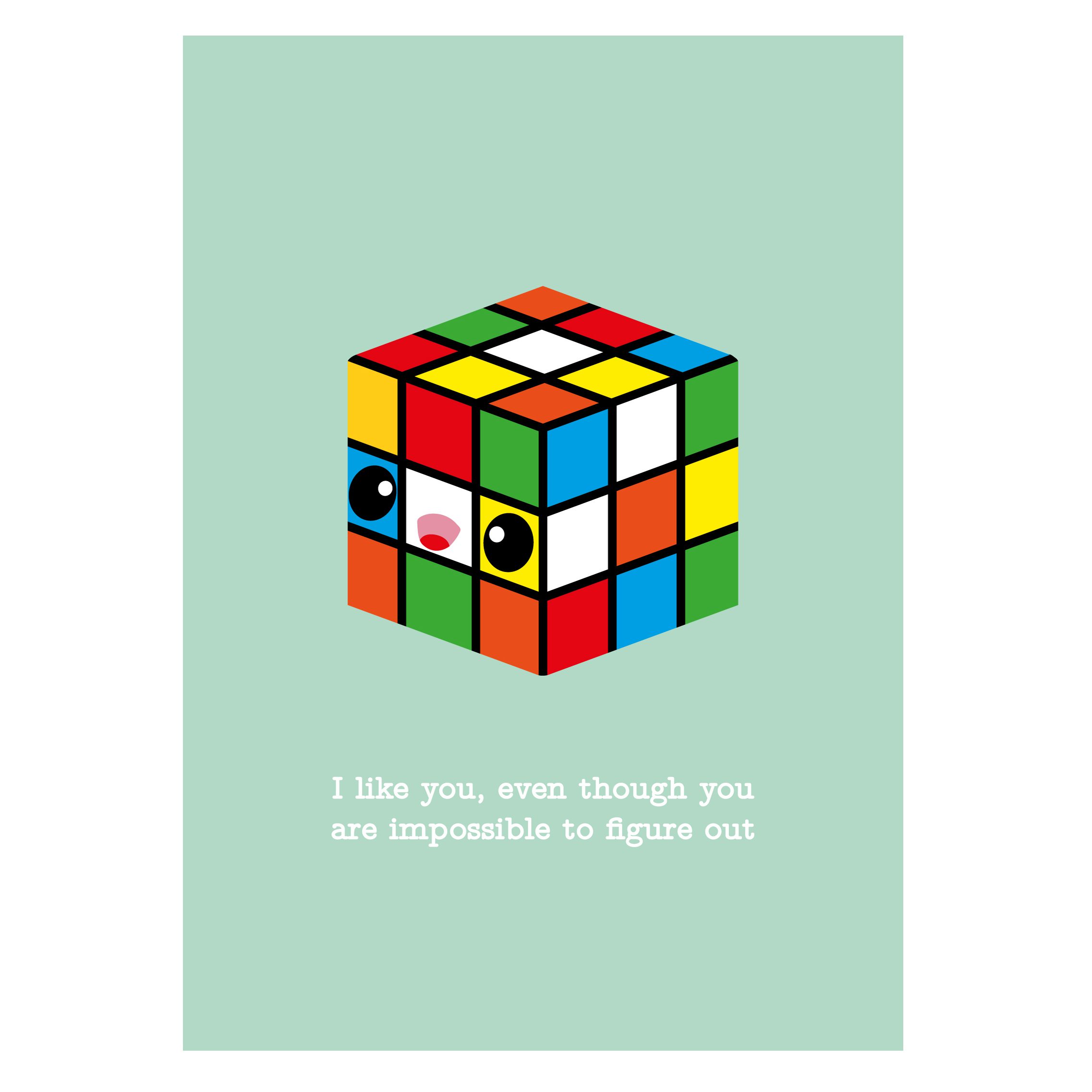 studio inktvis kaart rubik's cube